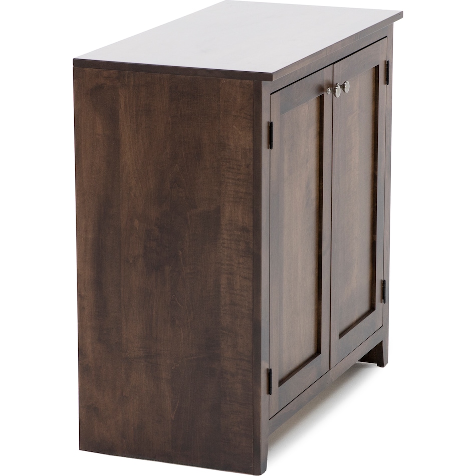 l j gascho brown buffet server sideboard   