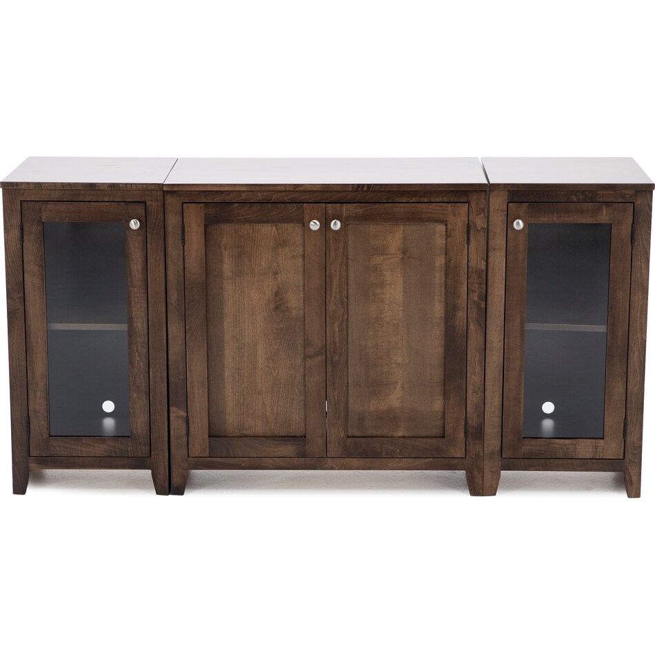 l j gascho brown buffet server sideboard   