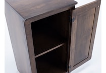 l j gascho brown buffet server sideboard   