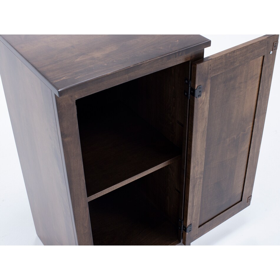 l j gascho brown buffet server sideboard   