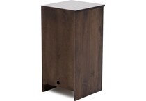 l j gascho brown buffet server sideboard   