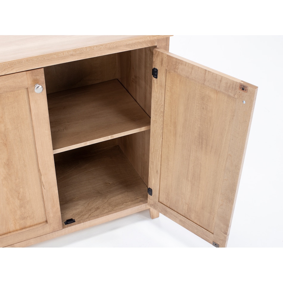 l j gascho brown buffet server sideboard   
