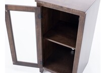 l j gascho brown buffet server sideboard   
