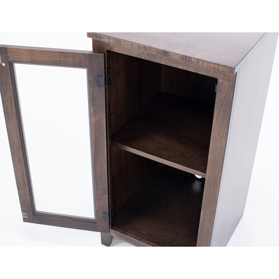l j gascho brown buffet server sideboard   