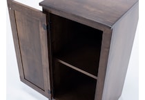 l j gascho brown buffet server sideboard   