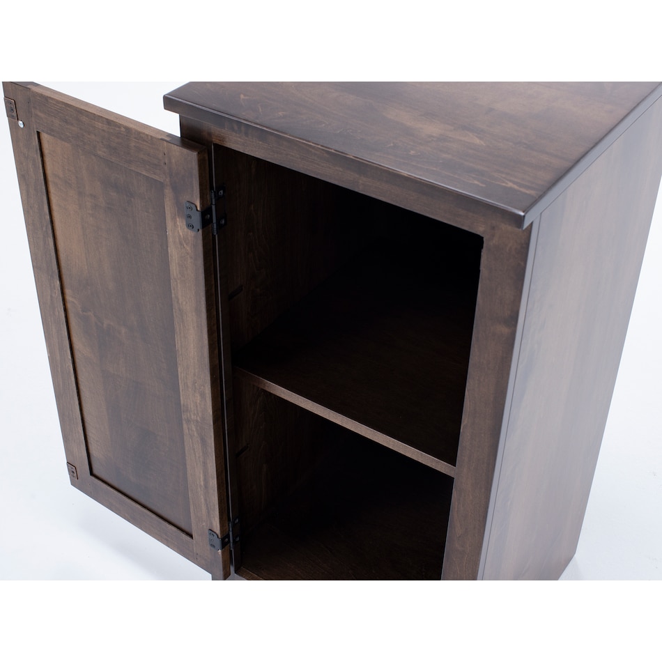 l j gascho brown buffet server sideboard   