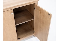 l j gascho brown buffet server sideboard   