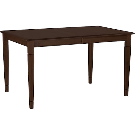 Anniversary II 66-84" Counter Height Table in Chocolate