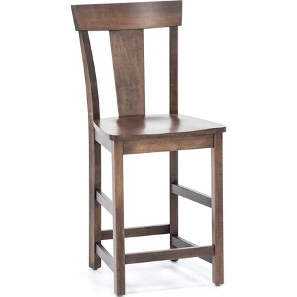Laker T-Back Counter Stool in Almond
