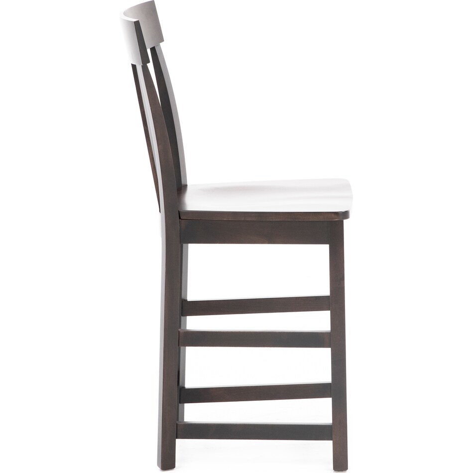 l j gascho brown counter height stool   