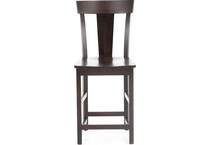 l j gascho brown counter height stool   