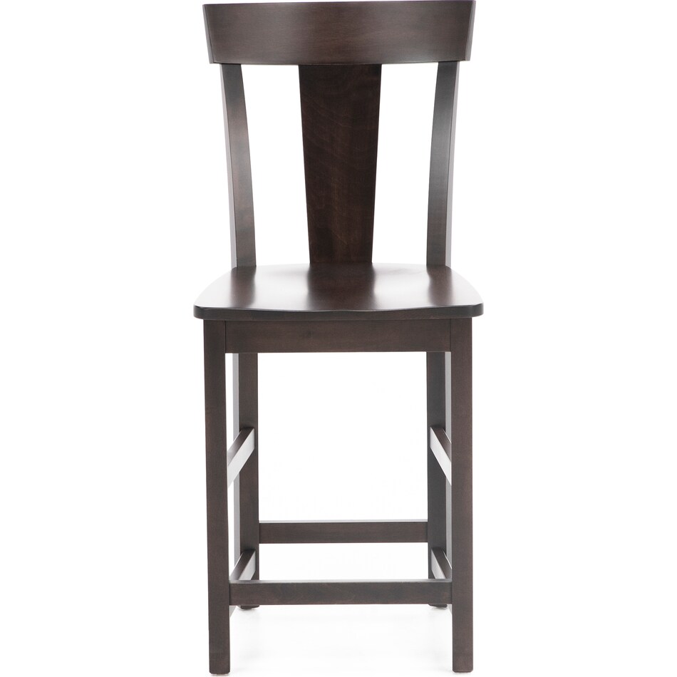 l j gascho brown counter height stool   