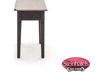 l j gascho brown end table  image   