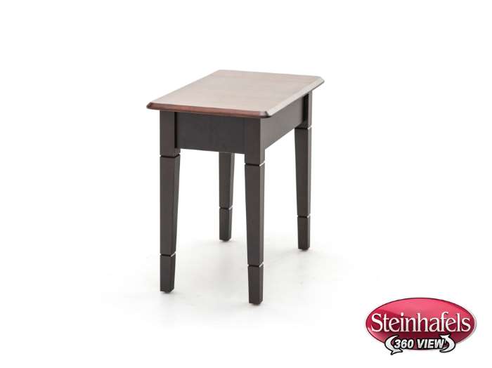l j gascho brown end table  image   