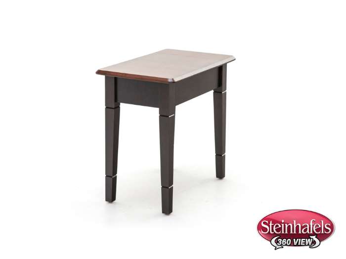 l j gascho brown end table  image   