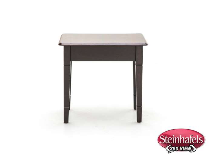 l j gascho brown end table  image   