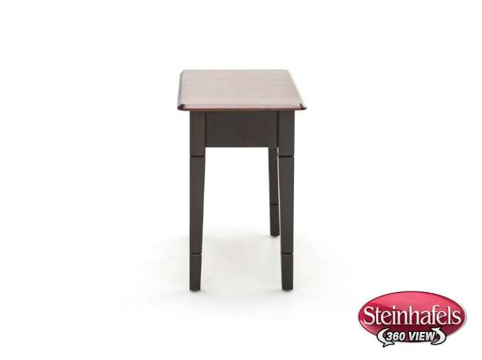 l j gascho brown end table  image   