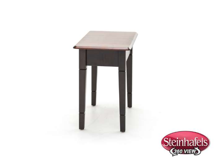 l j gascho brown end table  image   