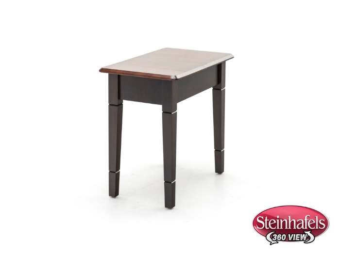 l j gascho brown end table  image   