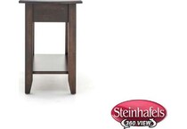 l j gascho brown end table  image   