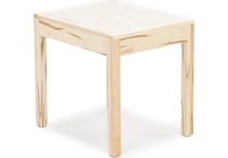 l j gascho brown end table prk  