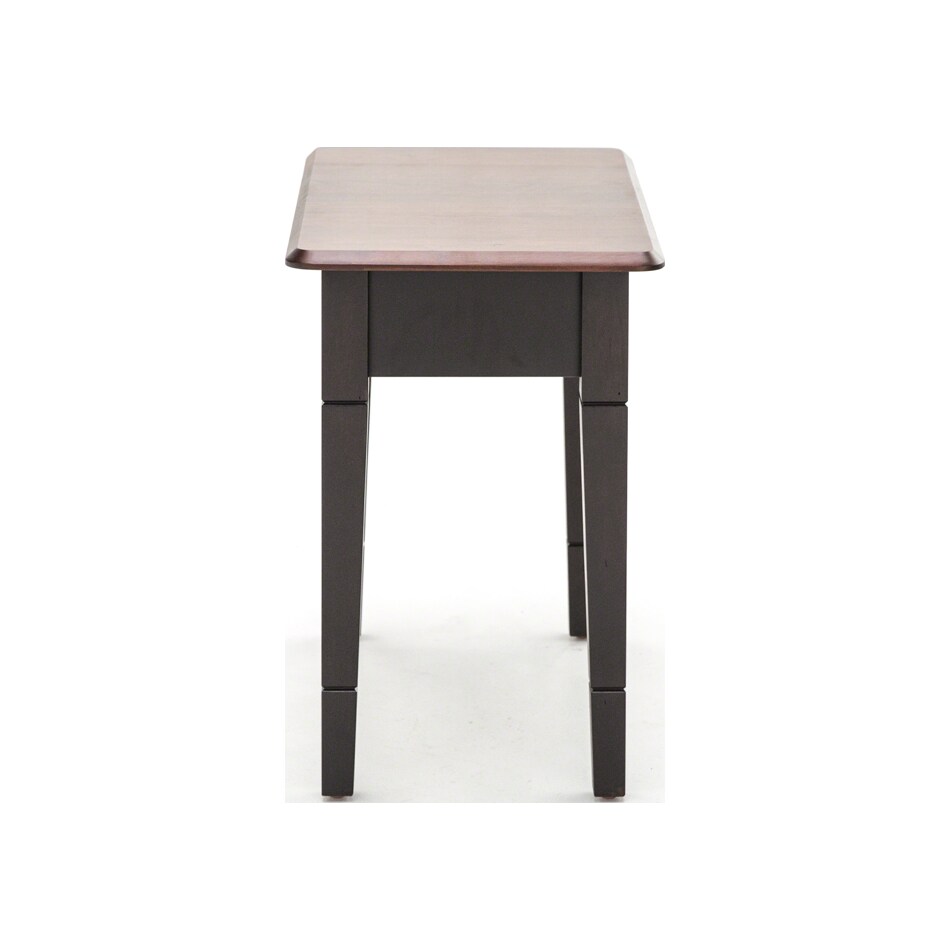 l j gascho brown end table   