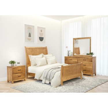 Harlow Sleigh Bed