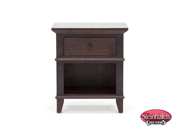 l j gascho brown single drawer  image   