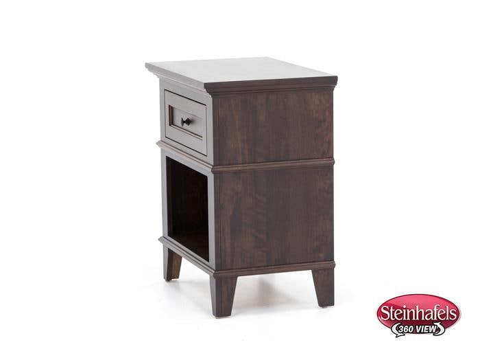 l j gascho brown single drawer  image   
