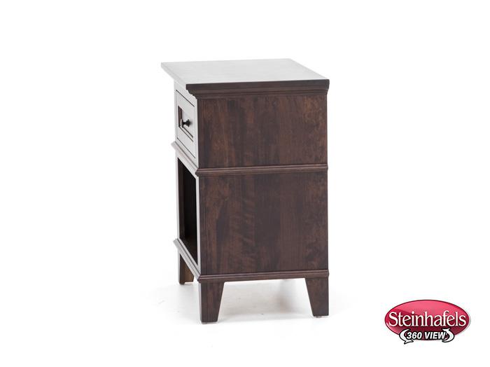 l j gascho brown single drawer  image   