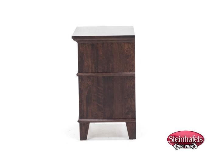 l j gascho brown single drawer  image   