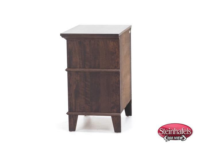 l j gascho brown single drawer  image   