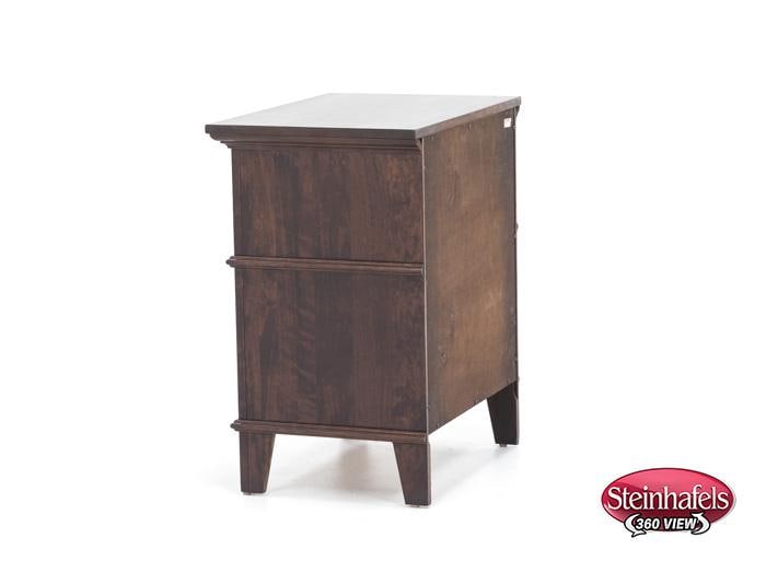 l j gascho brown single drawer  image   