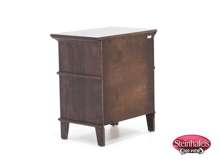 l j gascho brown single drawer  image   