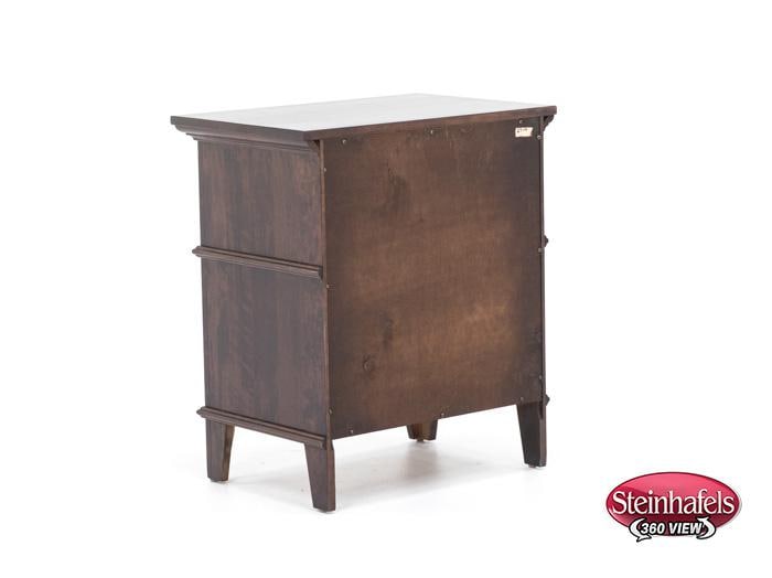 l j gascho brown single drawer  image   