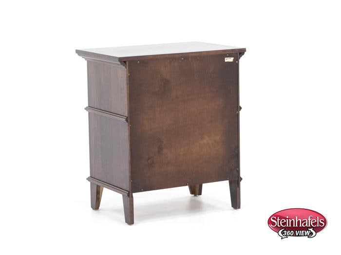 l j gascho brown single drawer  image   