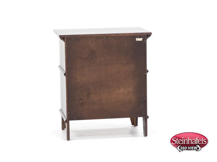 l j gascho brown single drawer  image   