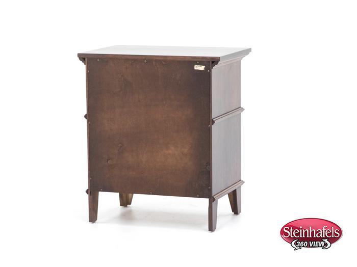l j gascho brown single drawer  image   