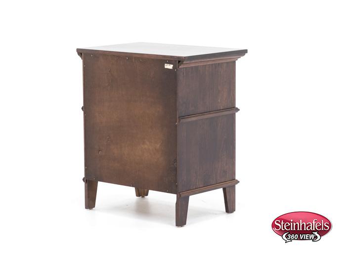 l j gascho brown single drawer  image   