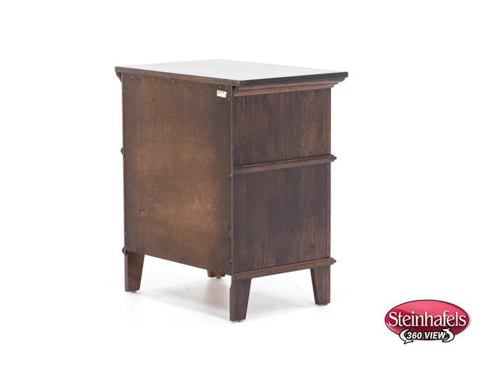 l j gascho brown single drawer  image   