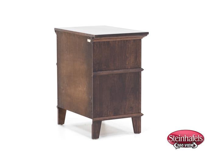 l j gascho brown single drawer  image   