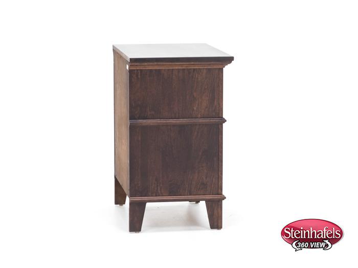 l j gascho brown single drawer  image   