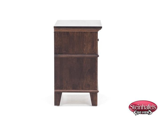 l j gascho brown single drawer  image   