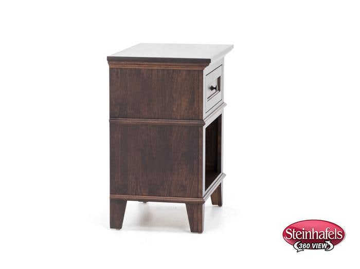 l j gascho brown single drawer  image   
