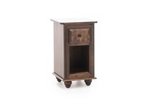 l j gascho brown single drawer   