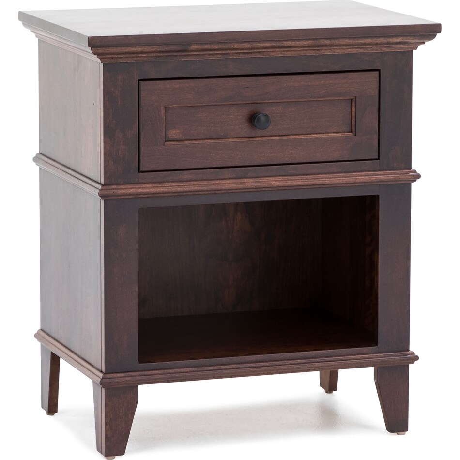 l j gascho brown single drawer   