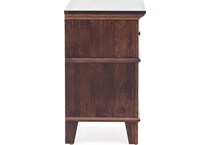 l j gascho brown single drawer   