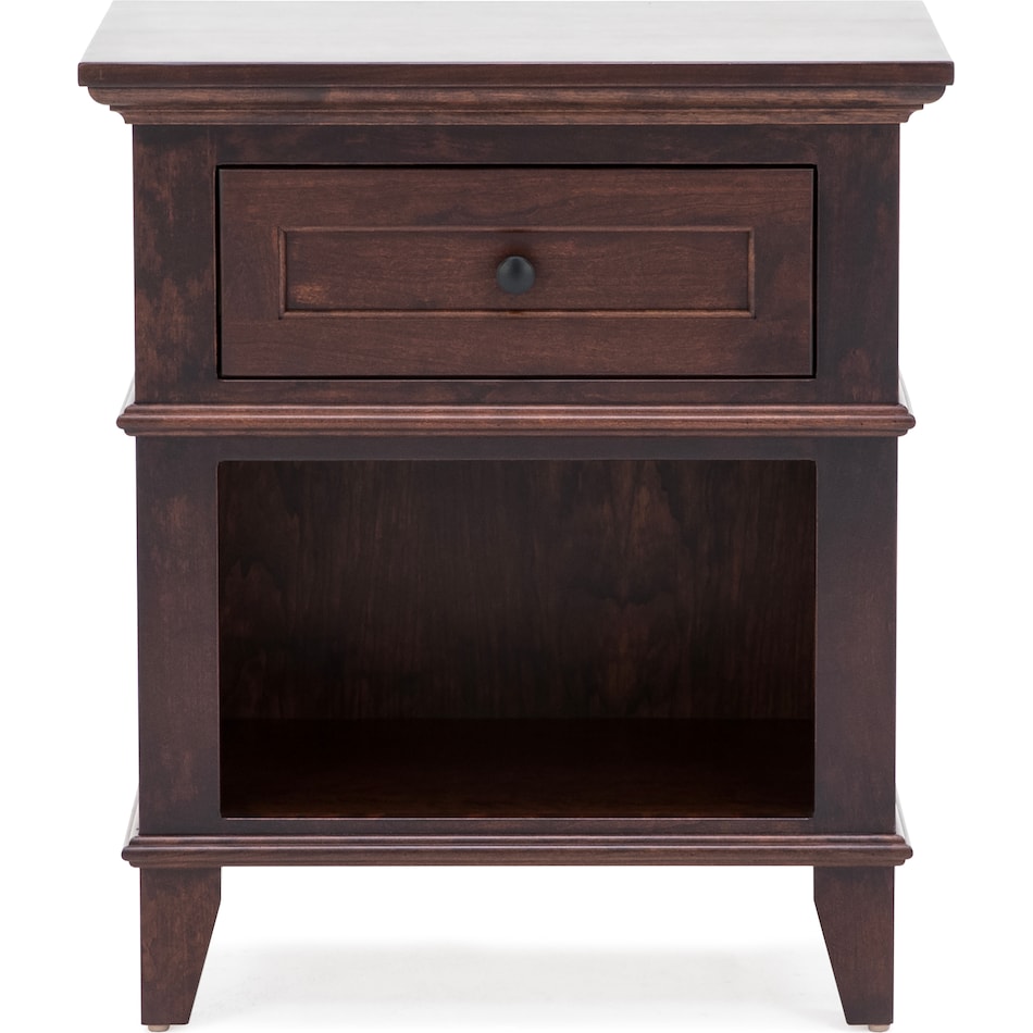 l j gascho brown single drawer   