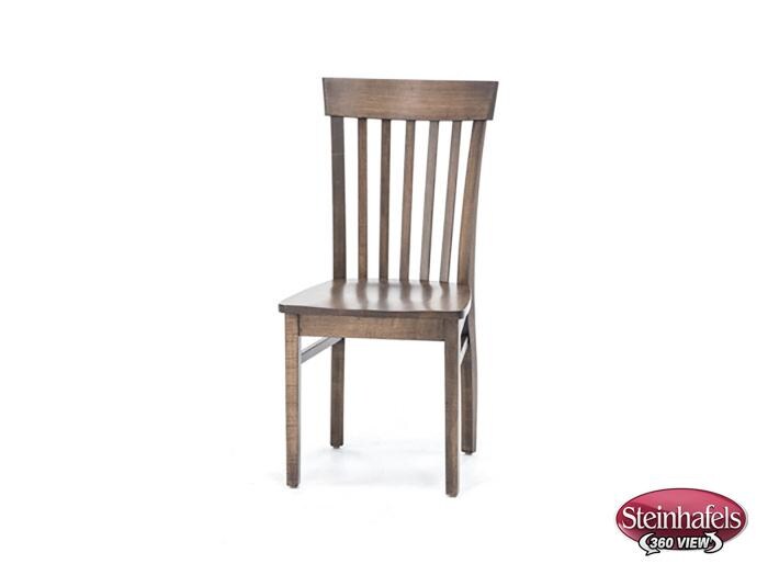 l j gascho brown standard height side chair  image   