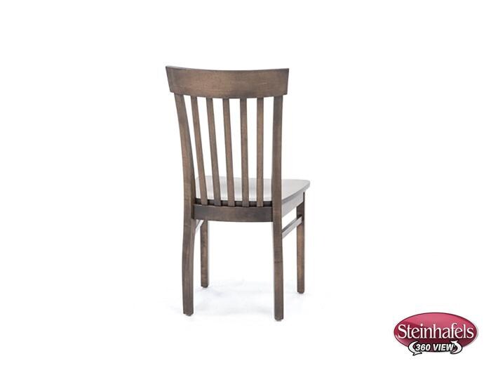 l j gascho brown standard height side chair  image   